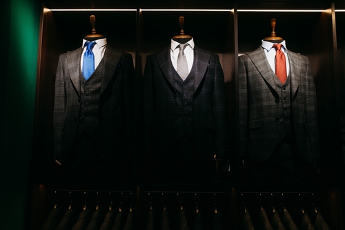 Working with different wedding suit fabrics and styles San Francisco